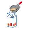 天ぷら油と牛乳パック