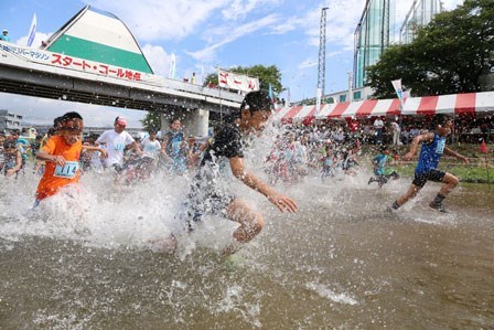 水しぶき、さわやか！