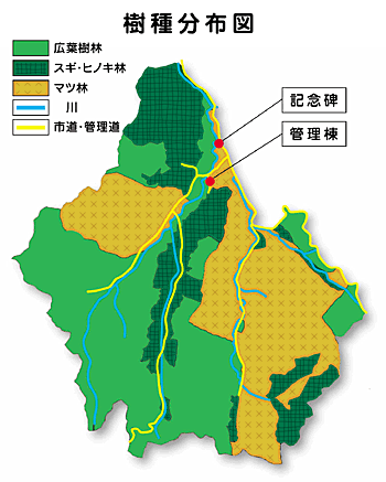 樹種分布図