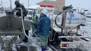 応急給水活動（１月８日）