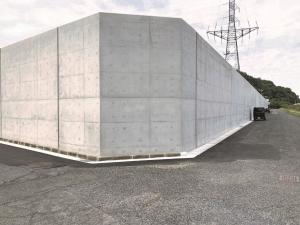 高陽取水場の防水壁