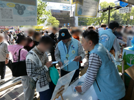 「水のひろば」Xフォローキャンペーンの様子